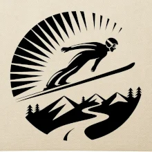 Skokan černý v kruhu