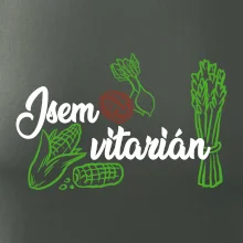 Jsem vitarián - nápis