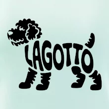Lagotto nápis v těle