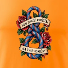 Horolezecké pojištění ve tvaru osmičky