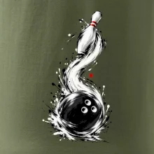 Bowling japonská štětcová malba