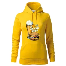 Pivo a burger vím co je dobrý