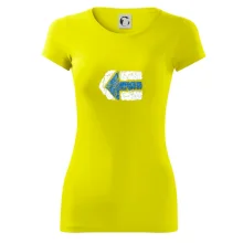 Párová turistická značka modrá