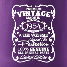 Vintage Etiketa - 1954