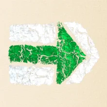 Párová turistická značka  zelená