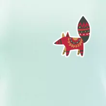 Folklor na prsu liška