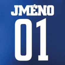 Fotbalový dres - vlastní jméno a číslo