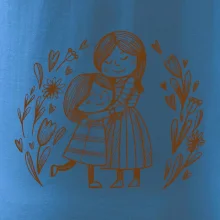 Matka a dcera v objetí