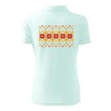 Ukrajinský vzor  - Červené květiny