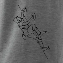 Lezecká stěna jedním tahem