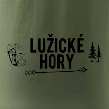 Lužické hory nápis