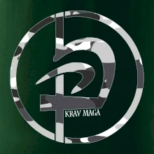 Krav maga  maskáčový nápis