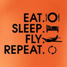 Eat sleep fly repeat