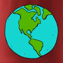 Planeta na prsu - Amerika