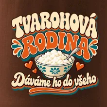 Tvarohová rodina dává tvaroh do všeho