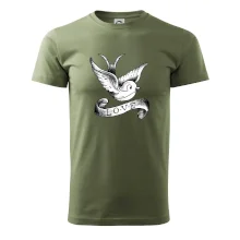 Love holubice - kreslená