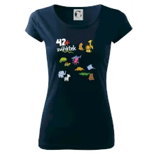 Tričko + 42 nažehlovacích zvířátek