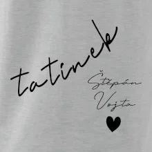 Mikina tatínek  se jmény dětí