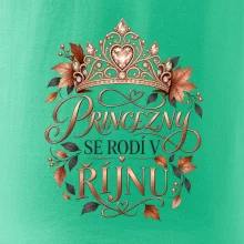 Princezny se rodí v říjnu - královská koruna