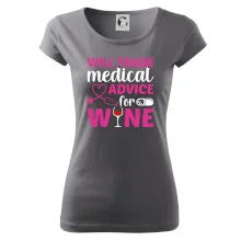 Will trade medical advice for wine