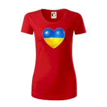 Ukrajina srdce vlajka