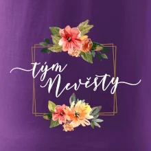 Tým nevěsty čtverec oranžový