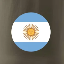 Argentina vlajka kulatá