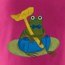 Žába s houbou  (studio-arte.cz)