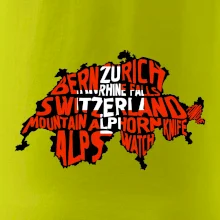 Mapy - názvy měst - Švýcarsko