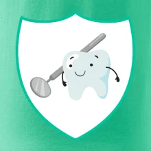 Zoubek na prsu - zrcátko