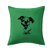 Černobílá karikatura Jack Russell teriér