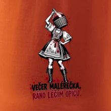 Streetart - Večer malérečka, ráno léčím opicu