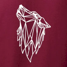 Geometrie - vlk - vyjící