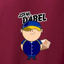 Jsem ďábel doručovatel modro žlutý