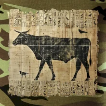 Egyptské hieroglyfy kráva