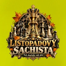 Listopadový šachista se zlatým králem
