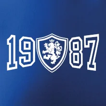 Narozeninový motiv - znak - 1987 Narozeninový motiv - znak - 1987