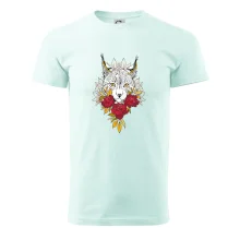 Rys s červenými růžemi  (Pecka design)