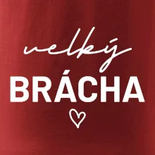 Velký brácha - nápis na prsou