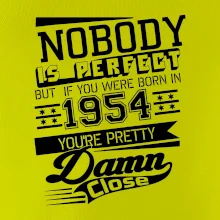 Nobody is perfect - 1954