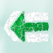 Párová turistická značka zelená