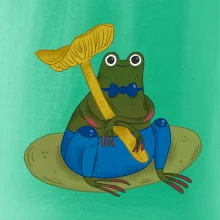 Žába s houbou  (studio-arte.cz) Žába s houbou  (studio-arte.cz)