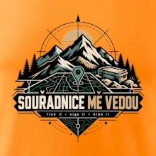 Souřadnice mě vedou horská mapa