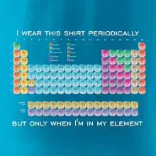 I wear this shirt periodically but only when I'm in my element