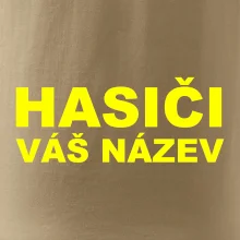 Hasiči - žlutý nápis - váš název sboru