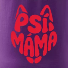 Psí máma nápis v hlavě