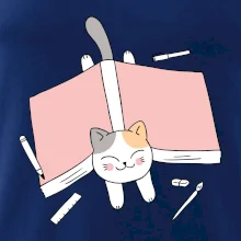 Učení na státnice kočka