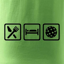 Eat sleep florbal v řadě