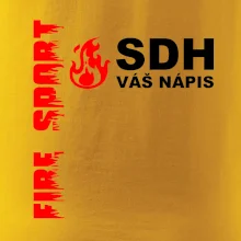 SDH nápis (oheň, firesport, název sboru - vlastní nápis)