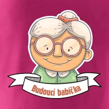 Budoucí babička kreslená